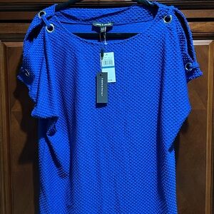 Women’s Top XL Royal Blue Cabel & Gauge